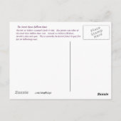 Briefkaart van hot-luchtballon voor check-out (Achterkant)