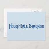 Briefkaart van Houghton & Simonds (Voorkant / Achterkant)