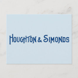 Briefkaart van Houghton & Simonds