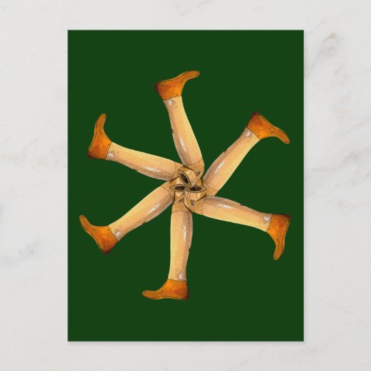 Briefkaart van hout (Voorkant)