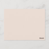 briefkaart van houten paardsculptuur (Achterkant)