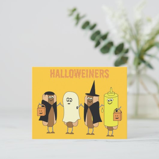 Briefkaart van Houtweiners (Staand voorkant)