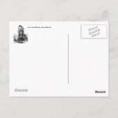 Briefkaart van Indiaas opperhoofd (Achterkant)