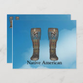Briefkaart van Indische Mans Boots (Voorkant / Achterkant)