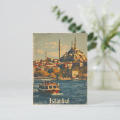  Briefkaart van Istanboel Bosporus (Staand voorkant)