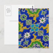 briefkaart van iznik keramiek (Voorkant / Achterkant)