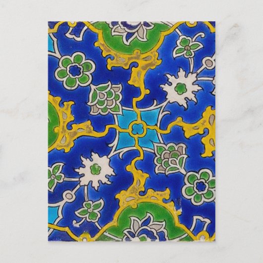 briefkaart van iznik keramiek (Voorkant)