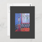 briefkaart van japanse theedame (Voorkant / Achterkant)