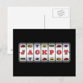 Briefkaart van jaspotsleuf (donker) (Voorkant / Achterkant)