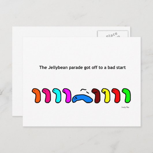 Briefkaart van Jelly (Voorkant / Achterkant)