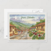 Briefkaart van Jericó Colombia (Voorkant / Achterkant)