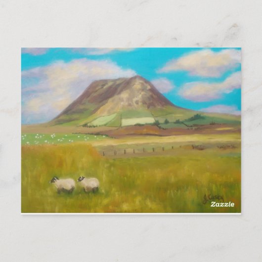 Briefkaart van Joanne Casey in Slemish Mountain Pa (Achterkant)