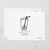 briefkaart van justitie (Voorkant / Achterkant)