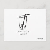 briefkaart van justitie (Voorkant)