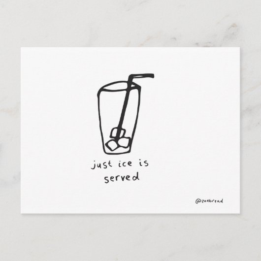 briefkaart van justitie (Voorkant)