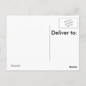 Briefkaart van kalkoenen (Achterkant)