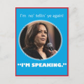 Briefkaart van Kamala Harris (Voorkant)