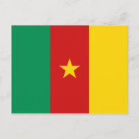 Briefkaart van Kameroense vlag