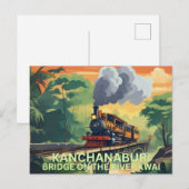 Briefkaart van Kanchanaburi (Voorkant / Achterkant)