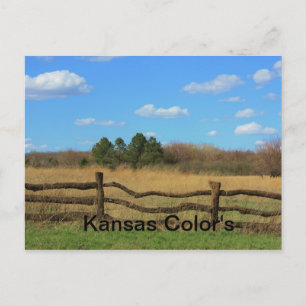 Briefkaart van Kansas Color
