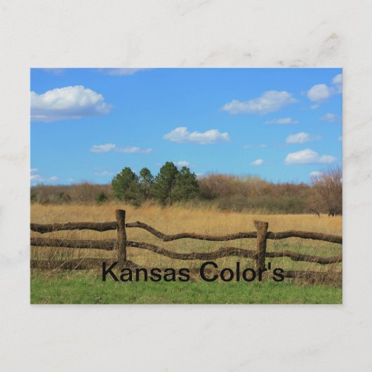 Briefkaart van Kansas Color (Voorkant)