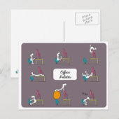 briefkaart van kantoor pilaten, bruin (Voorkant / Achterkant)