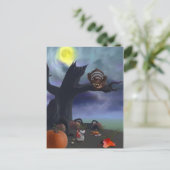 Briefkaart van kat en muis (Staand voorkant)
