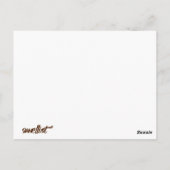 Briefkaart van katanas (Achterkant)