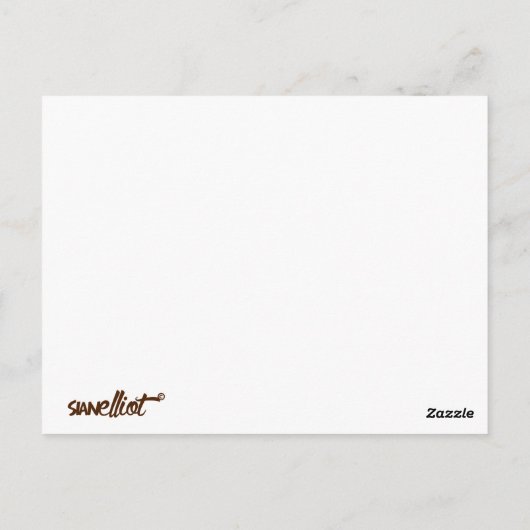 Briefkaart van katanas (Achterkant)