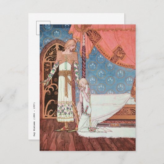 Briefkaart van Kay Nielsen (Voorkant / Achterkant)