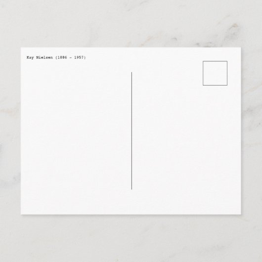Briefkaart van Kay Nielsen (Achterkant)