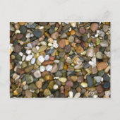 Briefkaart van kebbels/stenen (Voorkant)