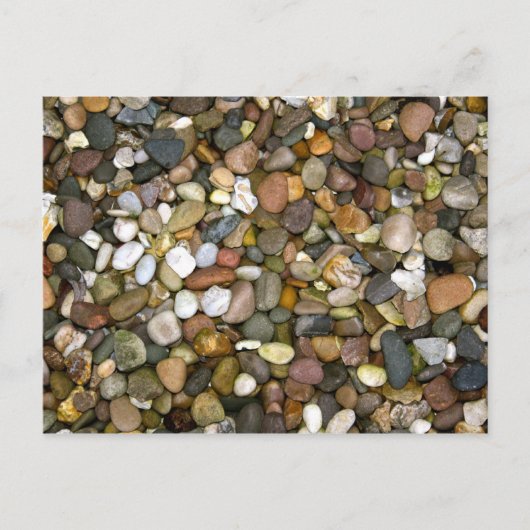 Briefkaart van kebbels/stenen (Voorkant)