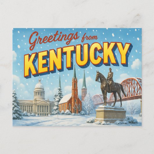 BRIEFKAART VAN KENTUCKY (Voorkant)