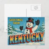 BRIEFKAART VAN KENTUCKY (Voorkant / Achterkant)