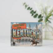 BRIEFKAART VAN KENTUCKY (Staand voorkant)