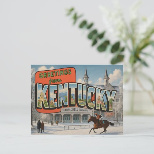 BRIEFKAART VAN KENTUCKY (Staand voorkant)