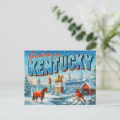 BRIEFKAART VAN KENTUCKY (Staand voorkant)