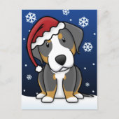 Briefkaart van Kerstmis van de Berg van Kawaii het (Voorkant)