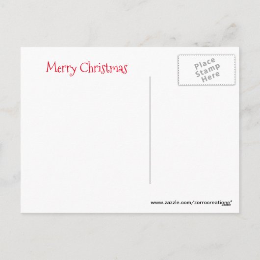 Briefkaart van Kerstmis van het Koekje van Pitbull (Achterkant)