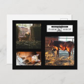 Briefkaart van keukens voor tuinbouw (Voorkant / Achterkant)