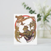 Briefkaart van Kikkerpins (Staand voorkant)