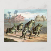 Briefkaart van kikkers (Voorkant)