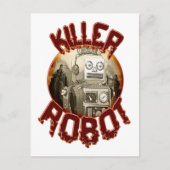 Briefkaart van Killer Robot (Voorkant)