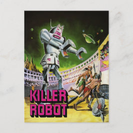  Briefkaart van Killer Robot