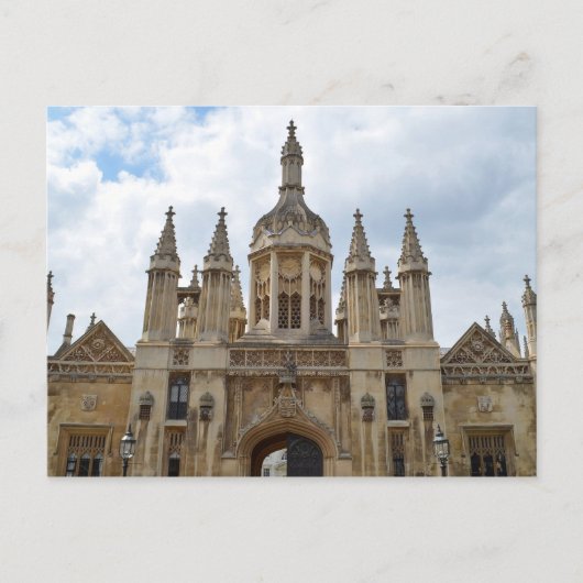 Briefkaart van King's College Cambridge (Voorkant)