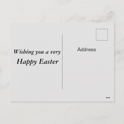 Briefkaart van klein meisje (Achterkant)