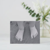 Briefkaart van kleine tenen (Staand voorkant)