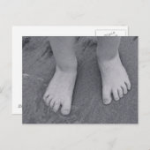 Briefkaart van kleine tenen (Voorkant / Achterkant)