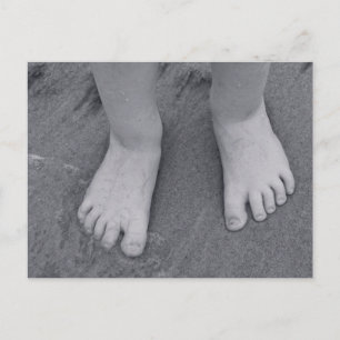 Briefkaart van kleine tenen